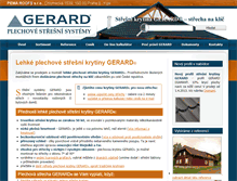 Tablet Screenshot of gerard.cz